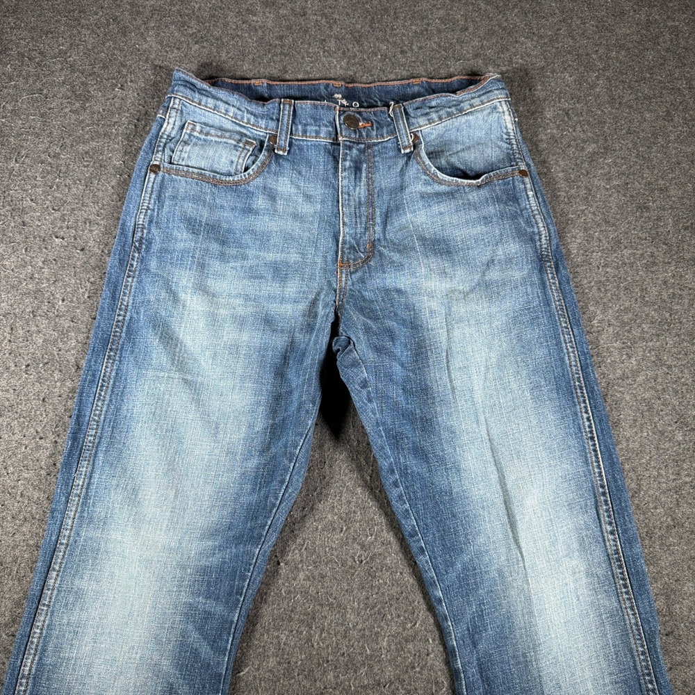 Wrangler Retro Relaxed Bootcut Jeans Medium Wash Blue WRT20JH 31x31